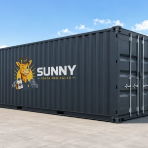 Charcoal Sunny Container Sales 20ft general purpose shipping container at a South East Queensland yard